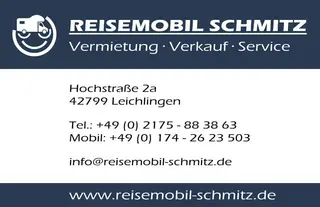 Visitekaartje Reisemobil Schmitz