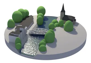 Leichlingen 3D-visualisatie