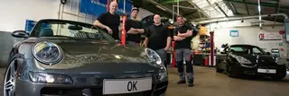 Website “OK Automobile + Sportwagenservice” - Bannerafbeelding